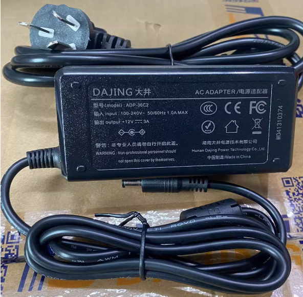 *Brand NEW*12V 3A AC/DC ADAPTER DAJING ADP-36C2 Power Supply